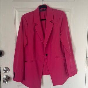 Lane Bryant Vibrant Pink Blazer